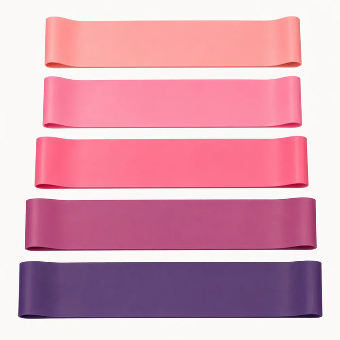 5-Level Latex Loop Resistance Band Set image 0