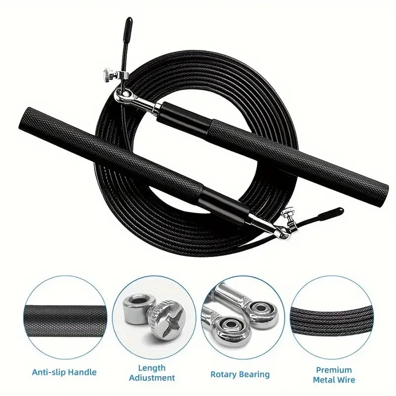 Performance Metal-Handle Speed Jump Rope image 1