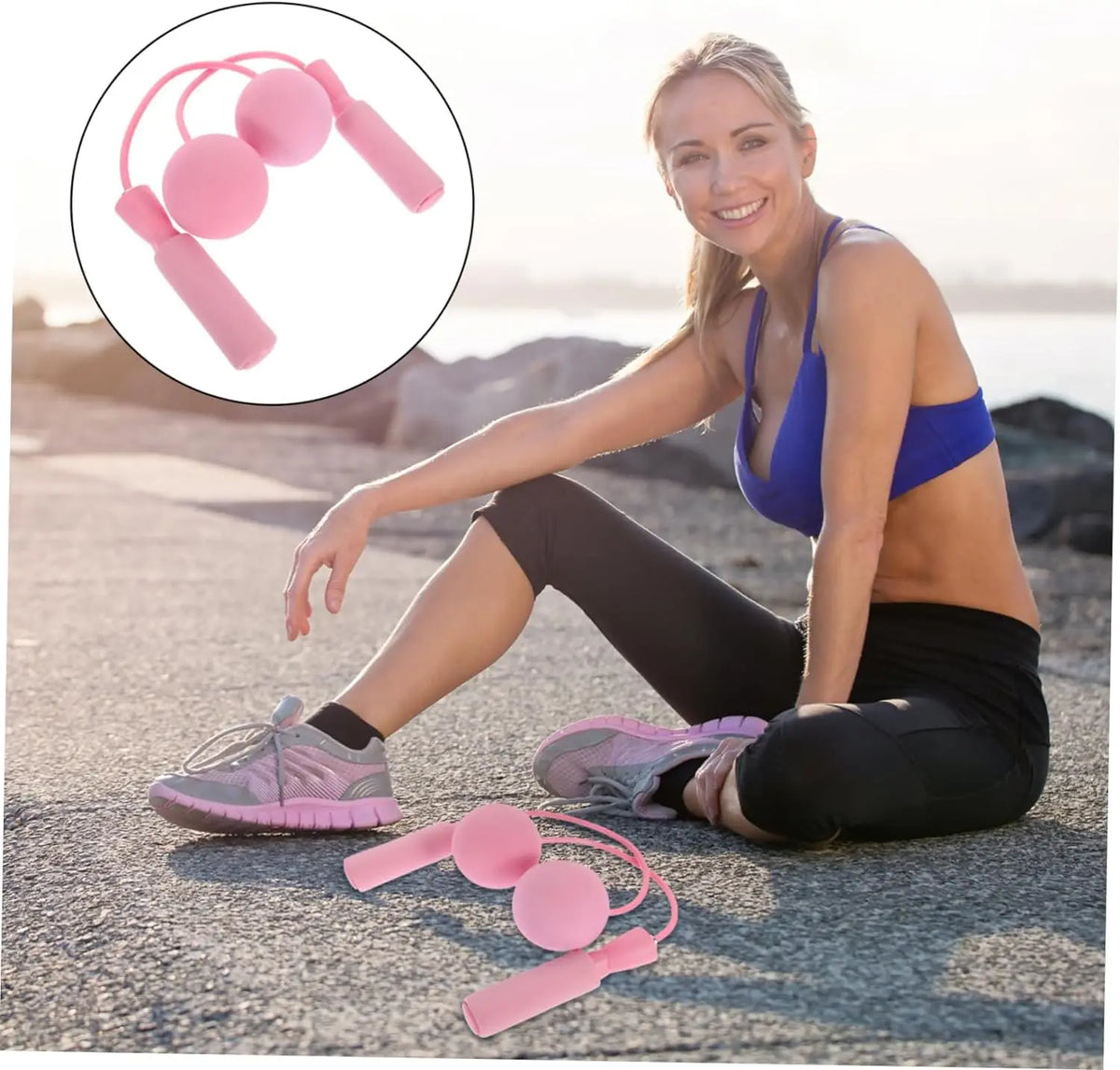 Cordless Indoor Jump Rope for Small Spaces image 4