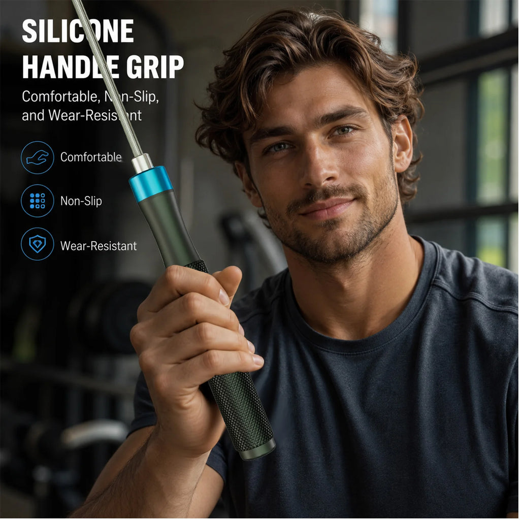 Travel Metal-Handle Speed Jump Rope image 4