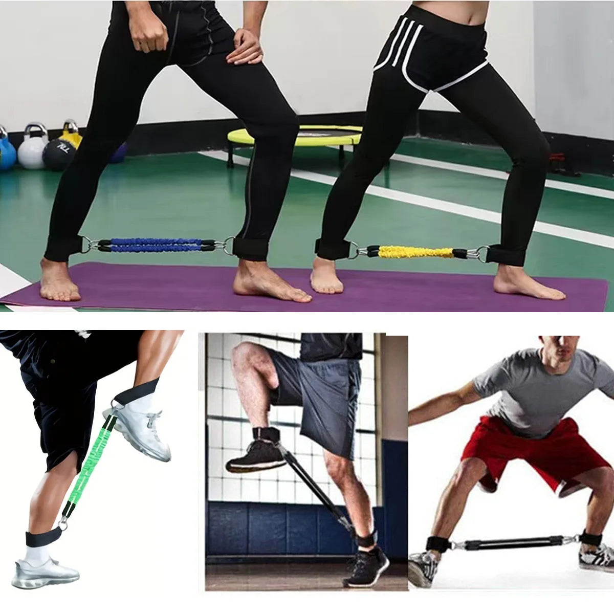 Studio Lower-Body Ankle Resistance Band Set image 2