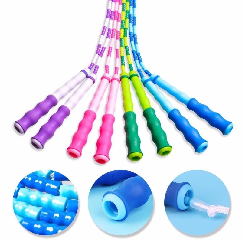 Adjustable Beaded Jump Rope for Home Cardio image 2
