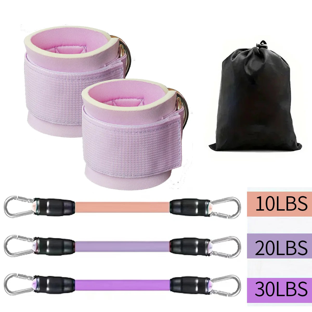 Performance Lower-Body Ankle Resistance Band Set image 4