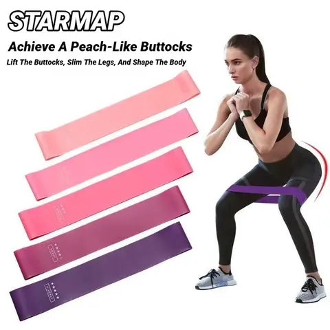 5-Level Latex Loop Resistance Band Set image 1
