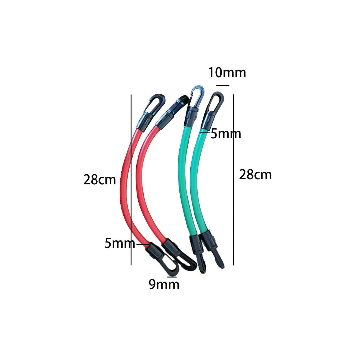 Travel Lower-Body Ankle Resistance Band Set image 5