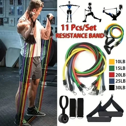 11-Piece Resistance Tube Training Kit image 1