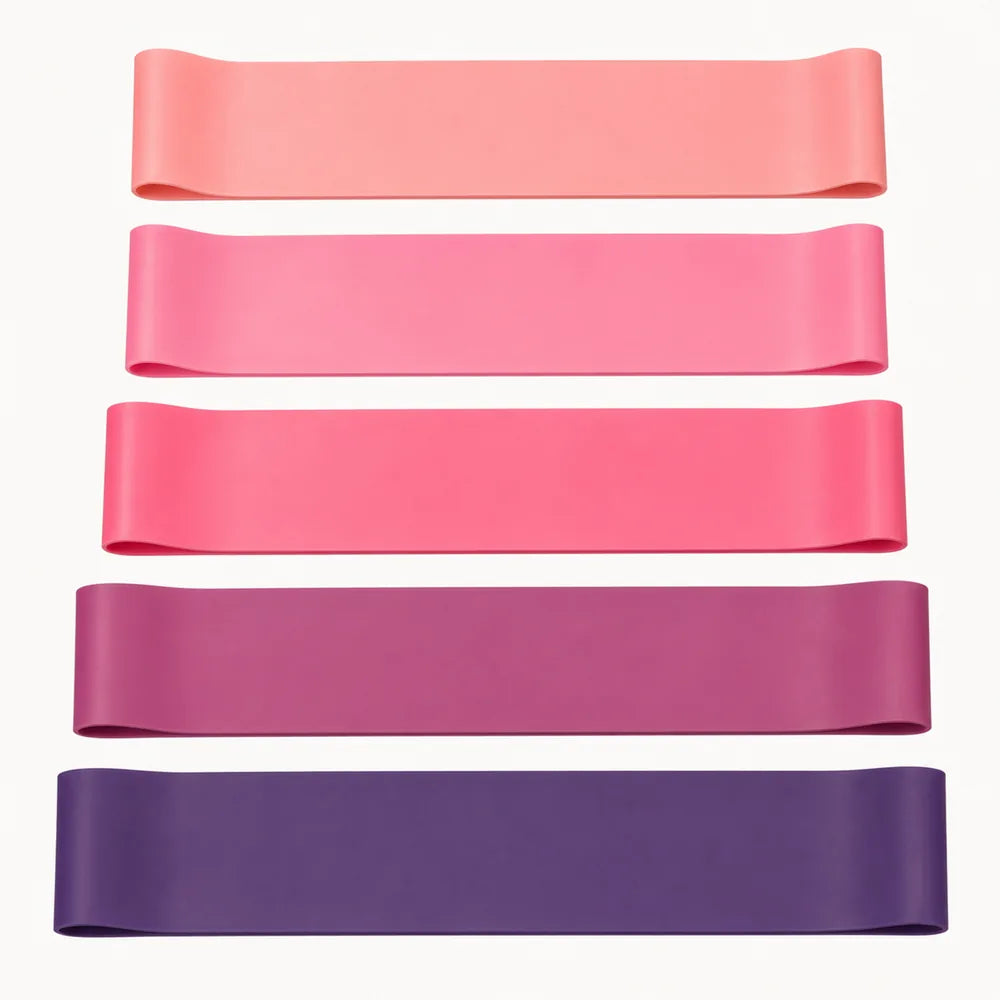 5-Level Latex Loop Resistance Band Set image 0