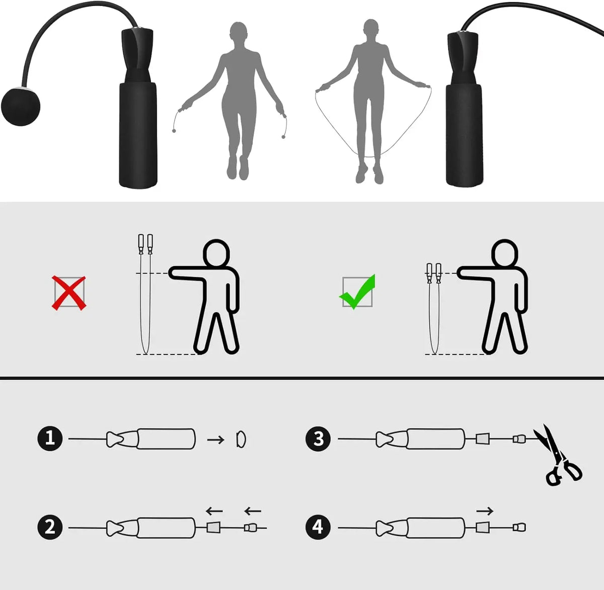 Cordless Indoor Jump Rope for Small Spaces image 3