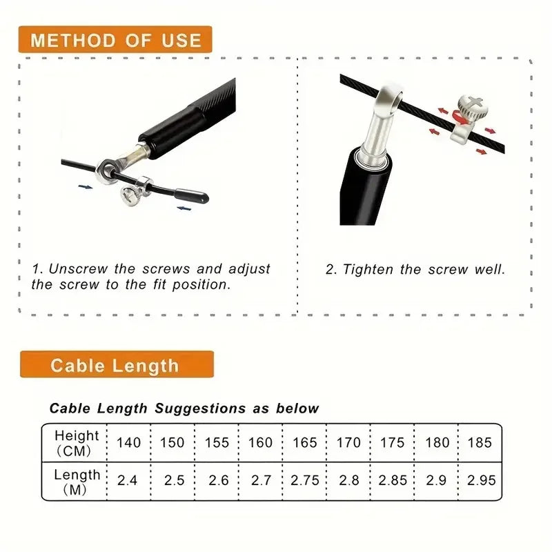 Performance Metal-Handle Speed Jump Rope image 5